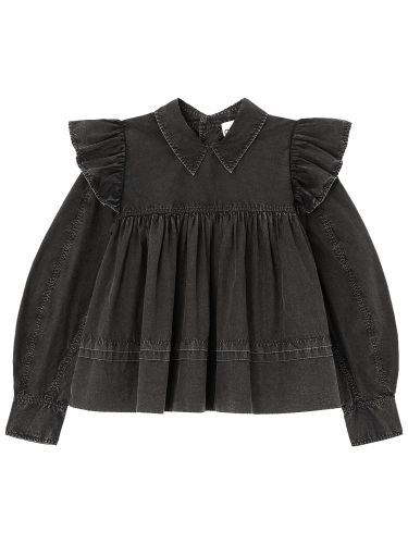 Ganni blouse with collar - ganni - Modalova