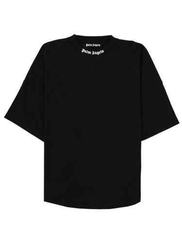 T-shirt in cotone a maniche lunghe - palm angels - Modalova