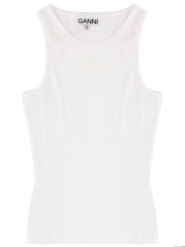 Ganni tops with logo - ganni - Modalova