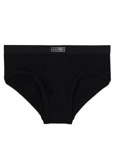 Mm6 maison margiela slip in cotone - mm6 maison margiela - Modalova