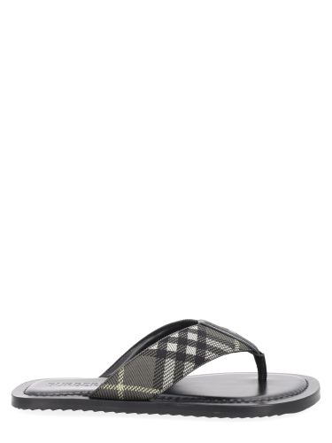 Burberry sandalo "check pavillon" - burberry - Modalova