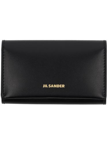 Leather keychain clutch bag - jil sander - Modalova