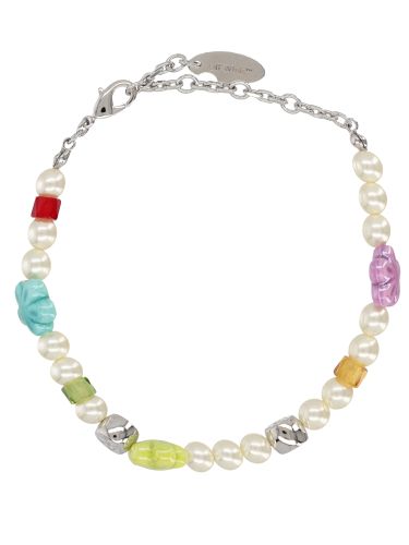 Off-white bracciale con perline - off-white - Modalova
