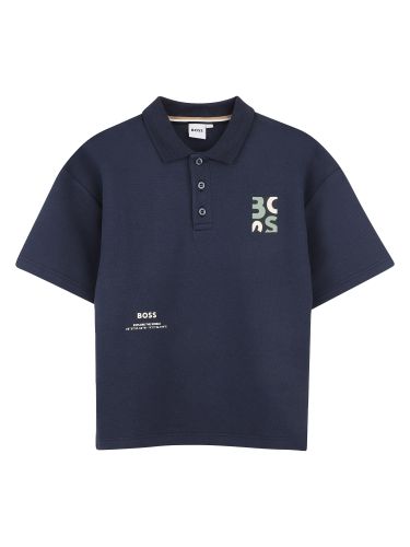 Boss polo maniche corte con logo - boss - Modalova