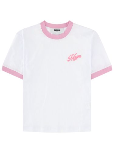 Msgm t-shirt con logo - msgm - Modalova