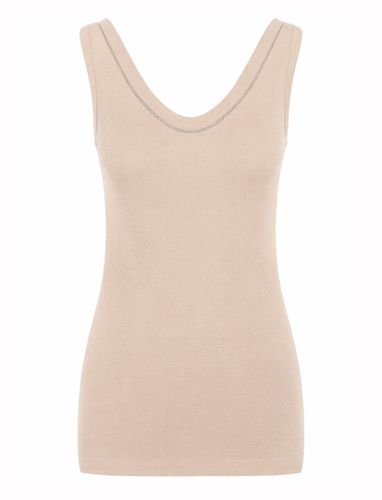 Brunello cucinelli cotton tank top - brunello cucinelli - Modalova