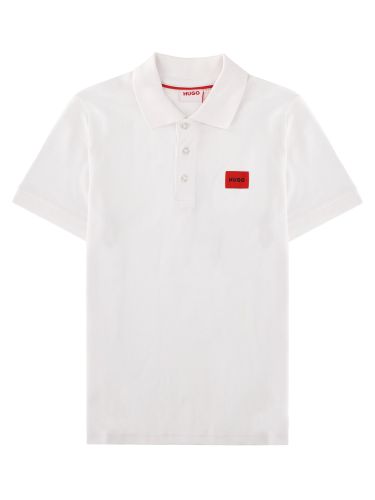Hugo polo con patch logo - hugo - Modalova