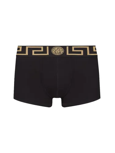 Versace boxer shorts with greek - versace - Modalova