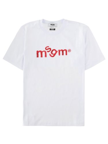 Msgm t-shirt con logo - msgm - Modalova