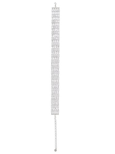 Crystal" choker necklace - self-portrait - Modalova