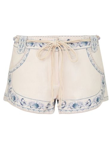Zimmermann mini shorts "wanderlust" - zimmermann - Modalova
