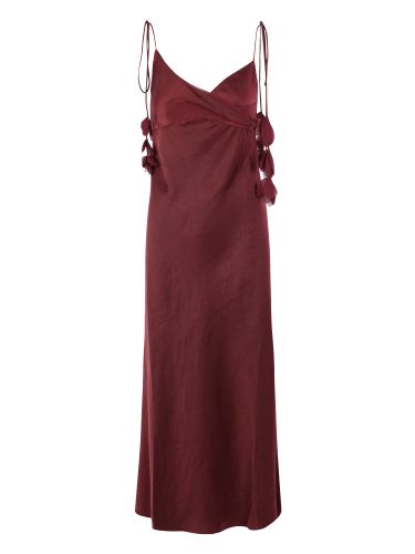 Long dress with floral pattern - self-portrait - Modalova