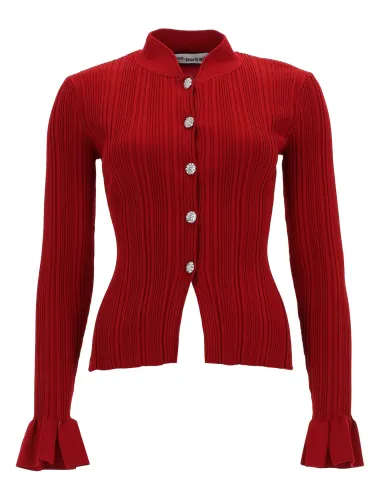 Cardigan with jewel buttons - self-portrait - Modalova