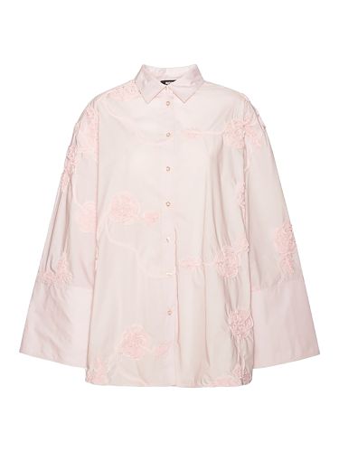 Oversized shirt with floral details - rotate - Modalova