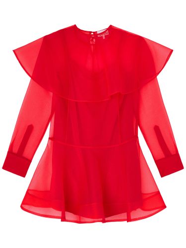 Ganni organza mini dress - ganni - Modalova