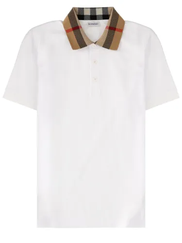 Burberry cotton pique polo - burberry - Modalova