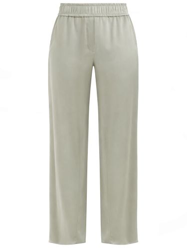 Silk satin track pants - brunello cucinelli - Modalova
