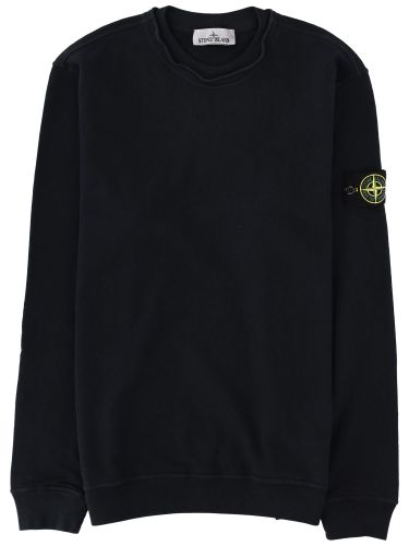 Stone island felpa con patch logo - stone island - Modalova