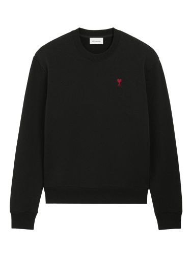 Ami paris sweatshirt with logo - ami paris - Modalova