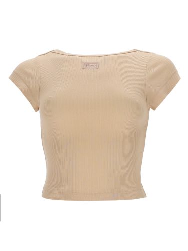 Top with logo patch - jean paul gaultier - Modalova