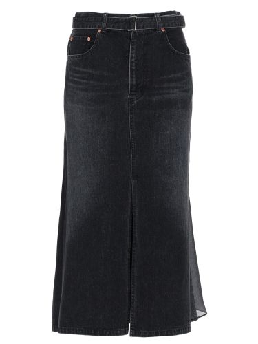 Sacai gonna in denim - sacai - Modalova