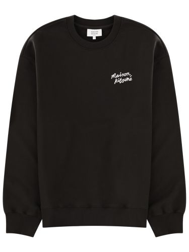 Maison kitsuné felpa con logo - maison kitsuné - Modalova
