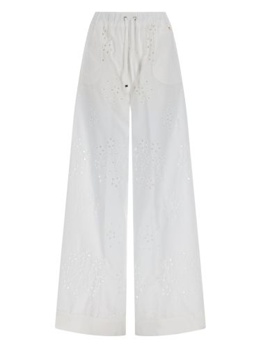 Pantalone traforato con ricamo sangallo - herno - Modalova