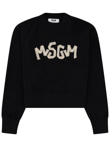 Msgm felpa con logo - msgm - Modalova
