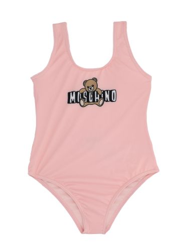 Costume intero con stampa teddy bear - moschino - Modalova