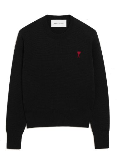Ami paris jersey with logo - ami paris - Modalova