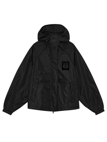 Ganni jacket with logo - ganni - Modalova
