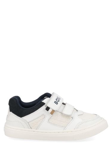Boss sneaker con strappo logato - boss - Modalova