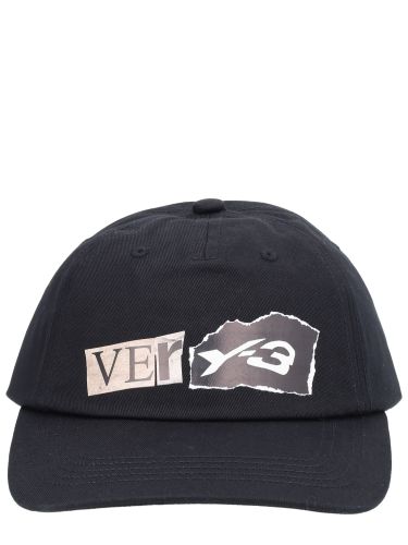Y - 3 logo print baseball hat - y - 3 - Modalova