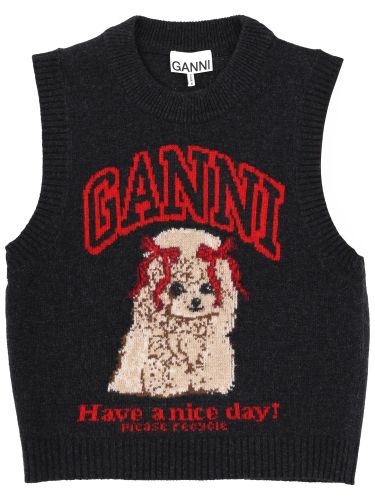 Ganni wool jersey - ganni - Modalova