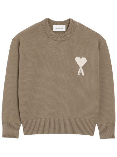 Ami paris jersey with logo - ami paris - Modalova