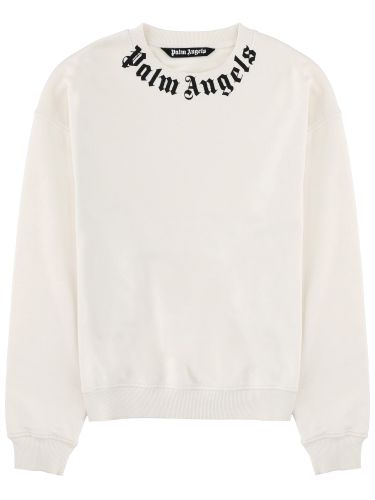 Palm angels felpa con logo - palm angels - Modalova