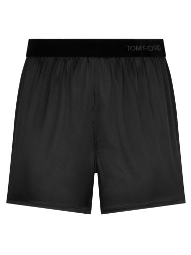 Tom ford silk pajama shorts - tom ford - Modalova