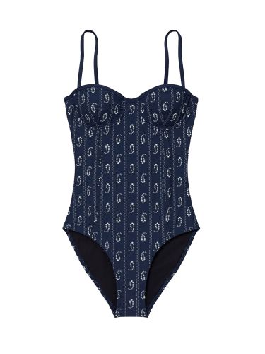 One piece swimsuit with "paisley" print - tory burch - Modalova