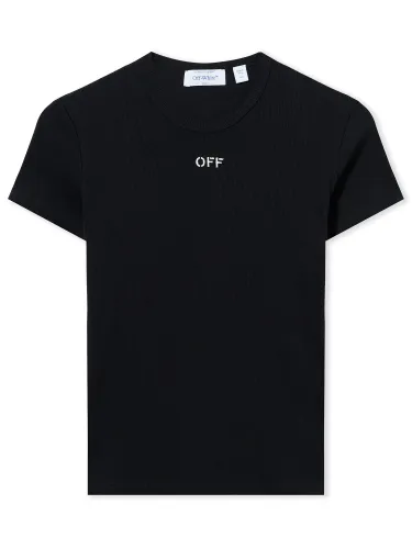 Off-white basic t-shirt with logo - off-white - Modalova