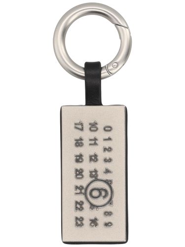 Keychain with logo - mm6 maison margiela - Modalova
