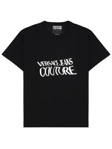 T-shirt with logo - versace jeans couture - Modalova