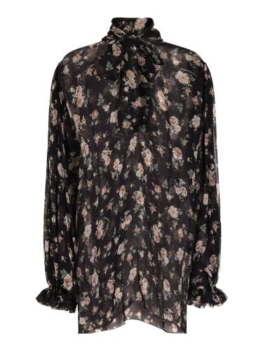 Vintage rose" print top - dolce & gabbana - Modalova