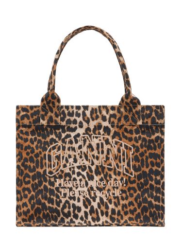 Ganni large tote bag - ganni - Modalova