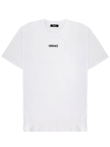 Versace t-shirt with logo - versace - Modalova