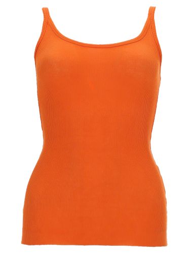 Msgm tank top in viscosa - msgm - Modalova