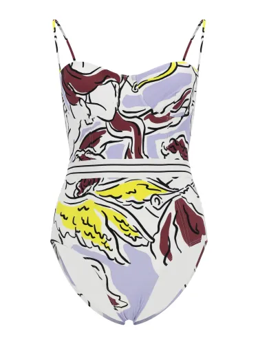 One piece swimsuit with print - tory burch - Modalova