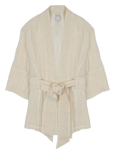 Lino giacca kimono in lino - 120% lino - Modalova