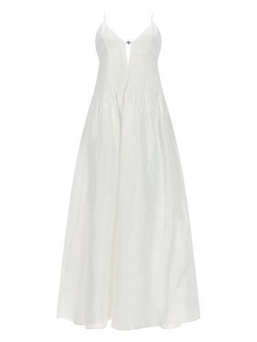 Tory burch abito lungo in lino - tory burch - Modalova