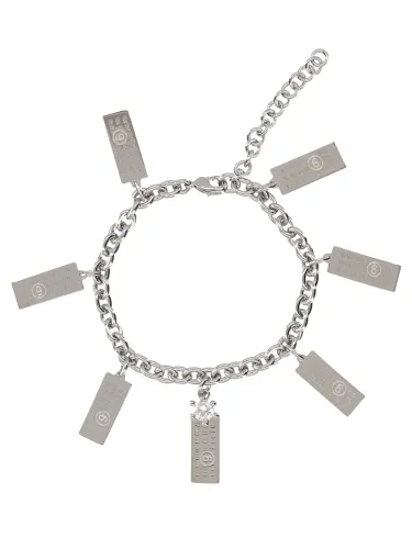Bracciale con charms numeric - mm6 maison margiela - Modalova