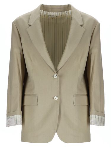 Alysi linen blend blazer - alysi - Modalova